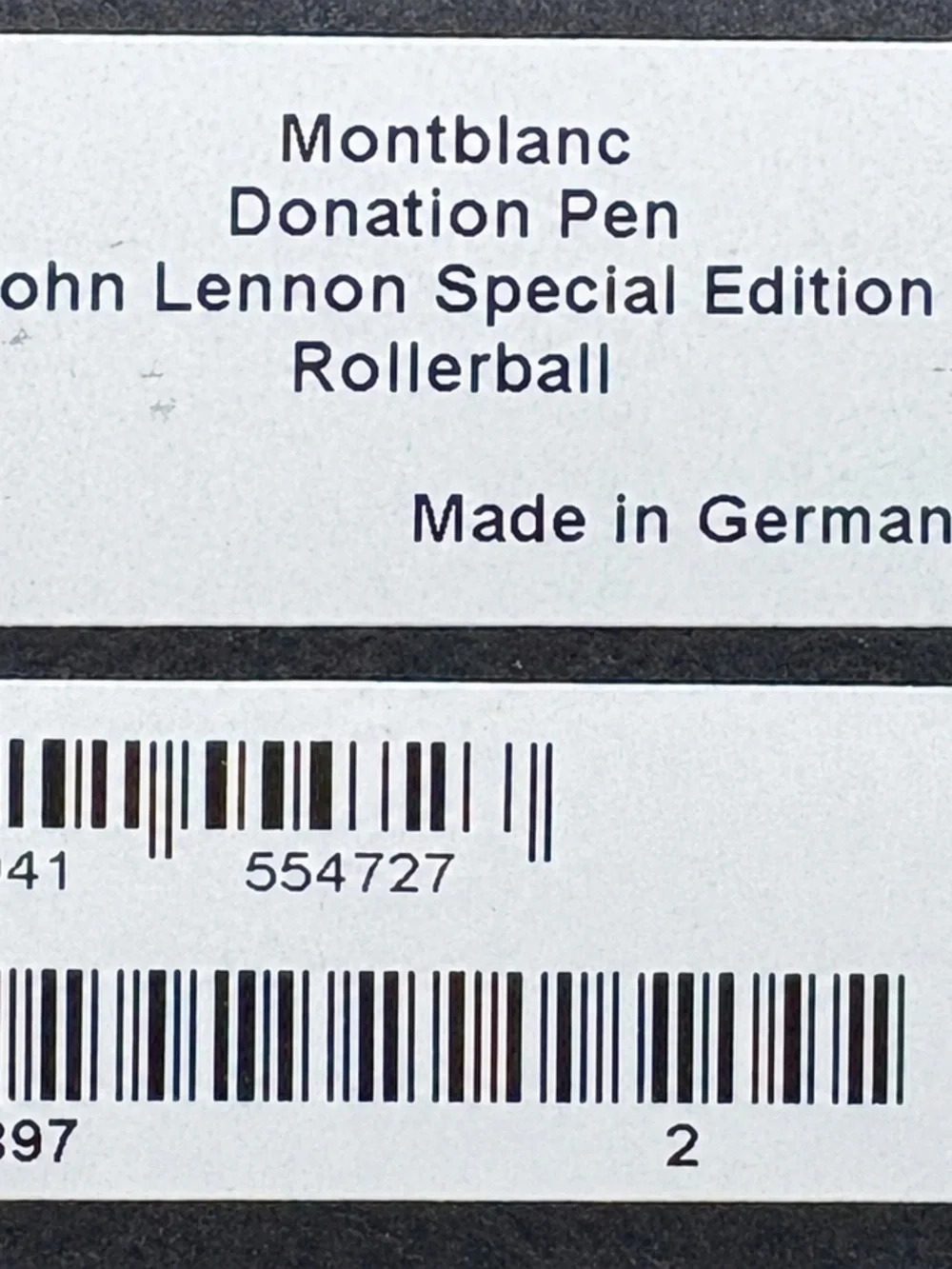 Montblanc Donation Pen John Lennon Special Edition Rollerball